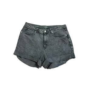 Wild Fable Black Denim Cuffed Shorts - Women's 12